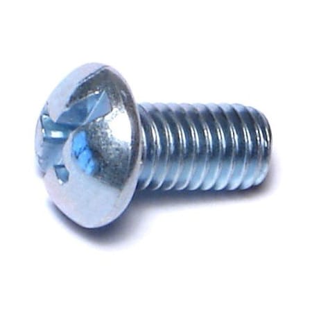 Midwest Fastener #10-32 x 3/8 in Combination Phillips/Slotted Round Machine Screw, Zinc Plated Steel, 100 PK 07676